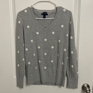 Tommy Hilfiger 100% Pima Cotton Gray Sweater